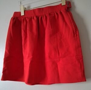 Madewell Red Skirt